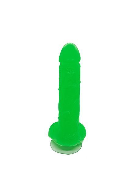 Мило у формі пеніса Чистий Кайф Green size L, крафтове мило-член, натуральне SO2642 фото