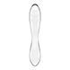 Двосторонній скляний дилдо Satisfyer Dazzling Crystal 1 Transparent, дуже міцний, без стопера SO8785 фото 2