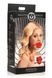 Силіконовий кляп з трояндою Master Series: Blossom Silicone Rose Gag &ndash; Red SO8801 фото 10