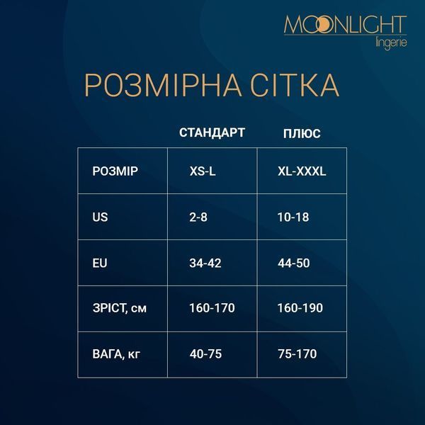 Бодістокінг Moonlight Plus Model 04 XL-XXXL Black, з доступом SO8195 фото