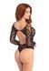Еротичне боді-бодістокінг Leg Avenue Snap crotch thong back teddy Black S/M SO9131 фото 2