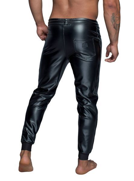 Чоловічі трегінси Noir Handmade H063 Powerwetlook treggings, S, мокрий ефект SX0115 фото