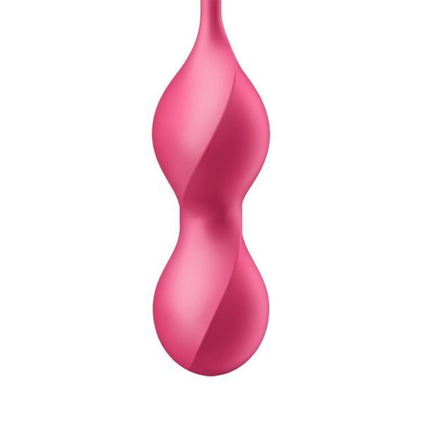 Вагінальні смарт-кульки з вібрацією Satisfyer Love Birds 2 Connect App Red, 86 г, пульт ДК SX0571 фото