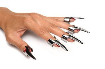 Набір кілець з кігтями Master Series Five-Piece Sensation Claw Rings - Silver SX1191 фото