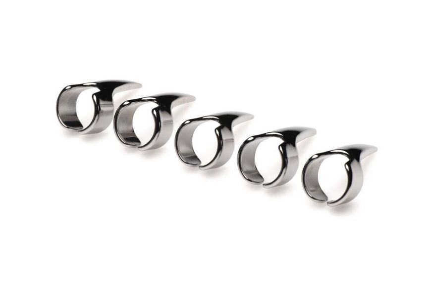 Набір кілець з кігтями Master Series Five-Piece Sensation Claw Rings - Silver SX1191 фото