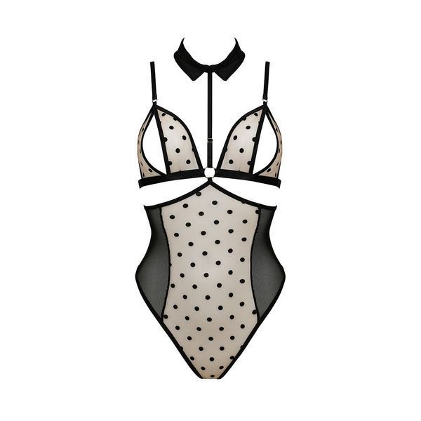 Боді Passion DOMINICA BODY S/M, beige SO8425 фото