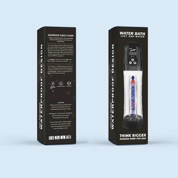 Автоматична гідропомпа 2в1 (вода/повітря) Water Bath з LED-дисплеєм, 2 режими SX1636 фото