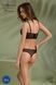 Комплект Passion DROSERA SET black S/M, сітка+мереживо, бюстьє та трусики танга SX0480 фото 7