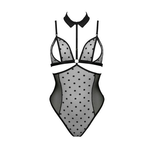 Боді Passion DOMINICA BODY XXL/XXXL, black SO8429 фото