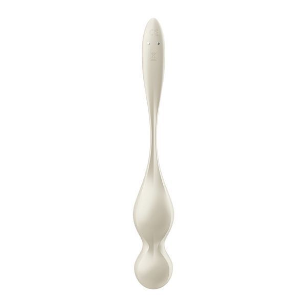 Вагінальні смарт-кульки з вібрацією Satisfyer Love Birds 1 Connect App White, 78 г SX0569 фото