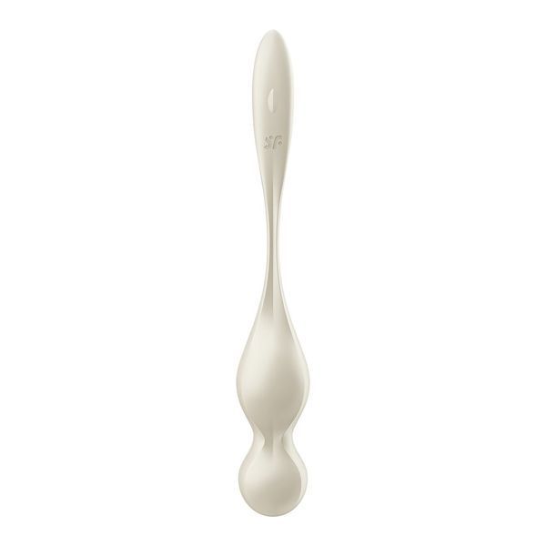 Вагінальні смарт-кульки з вібрацією Satisfyer Love Birds 1 Connect App White, 78 г SX0569 фото