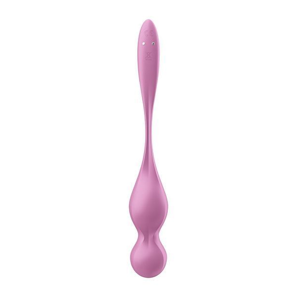 Вагінальні смарт-кульки з вібрацією Satisfyer Love Birds 1 Connect App Pink, 78 г SX0570 фото