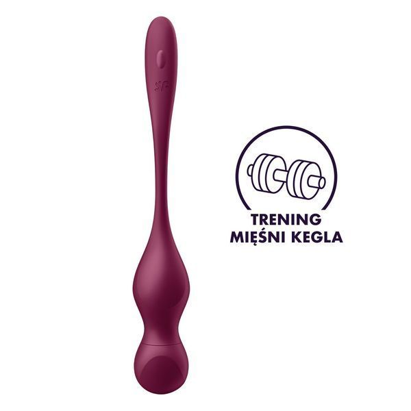 Смарт-вагінальні кульки з вібрацією Satisfyer Love Birds Vary Connect App, змінювана маса, пульт ДК SX1216 фото