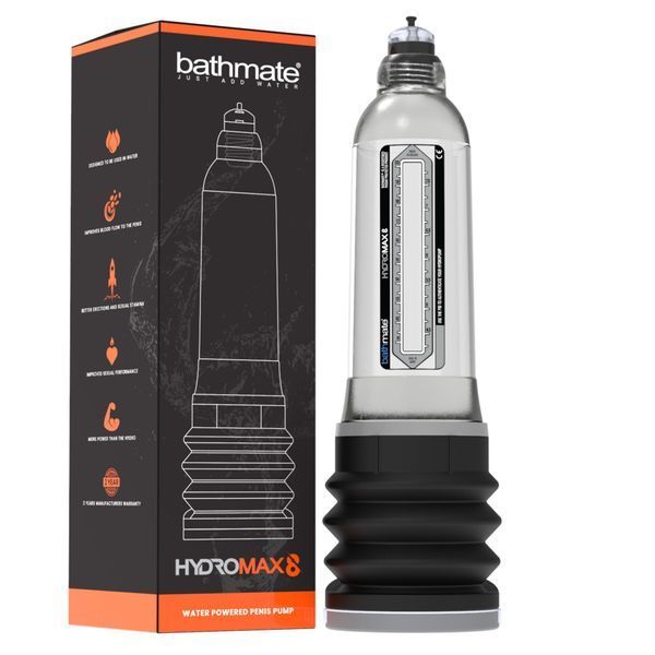 Гідропомпа Bathmate Hydromax 8 Clear, для члена довжиною від 15 до 20 см, діаметр до 5,5 см SX2298 фото